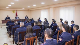 Վերանորոգվել է Ստեփանավանի քննչական բաժնին հատկացված նոր վարչական շենքը․ բացման արարողությանը ներկա է գտնվել ՀՀ ՔԿ նախագահ Արգիշտի Քյարամյանը (տեսանյութ, լուսանկարներ)